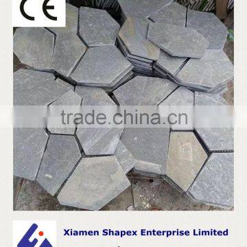 Natural broken slate flooring tile for walkway paving