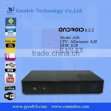 allwinner A20 Android TV Box dual-core,with VGA output