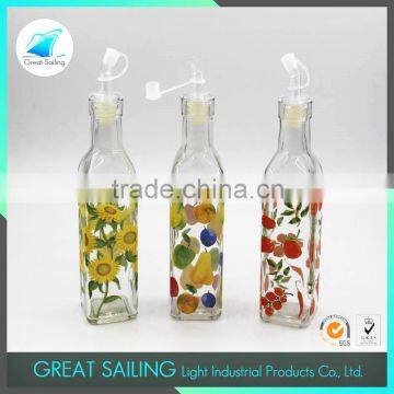 5*5*25cm 750ml Glass Oil/Vinegar Bottle