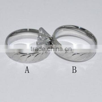 New Arrival Stainless Steel Cheap Couple Ring(BR20072)