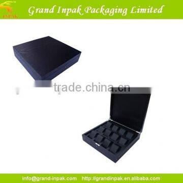 12pcs Luxury Wooden Watch Display Storage Box for Men