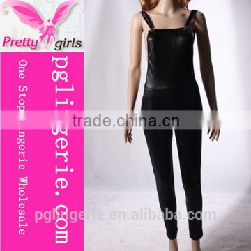 Wholesale lovely girl fabric leather suspenders