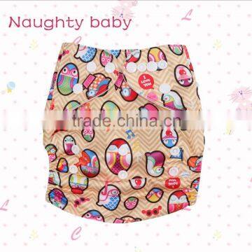 Washable cartoon print Baby pocket Cloth Diaper cover,Eco friendly baby cloth nappy