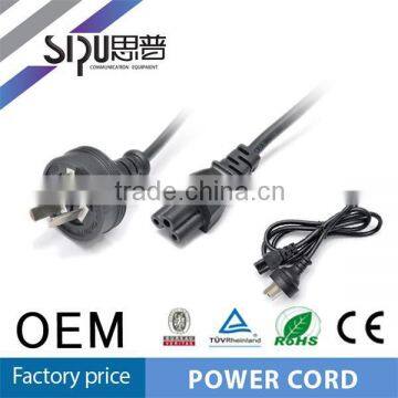 SIPU good quality AU power cord for laptop best price used computer power cable wholesale ac power cables