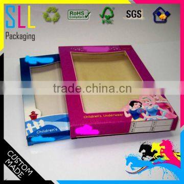 cheap wholesale paper box with clear window