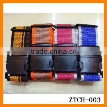 customizing travel accessory mix color plastic buckle luggage bag belt ZTCH-003