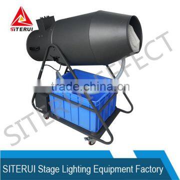 crazy outdoor wedding pool party big spray foam machine