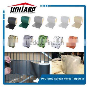 PVC tarpaulin plastic sheet with all specifications for printed pvc strip fence