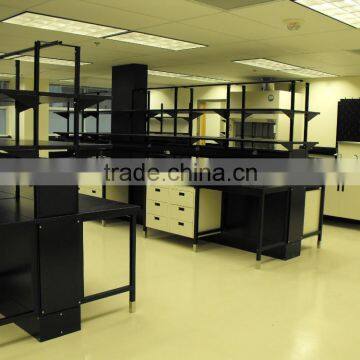 ChemBench Reserch Institute Laboratory Steel Central Bench w/ Fume Extraction, 1800lbs Capacity 48-60'' Depth x 30-36'' Height photo-5