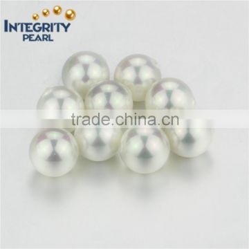 Mother of shell loose pearls size 12mm perfect round shell pearl beads