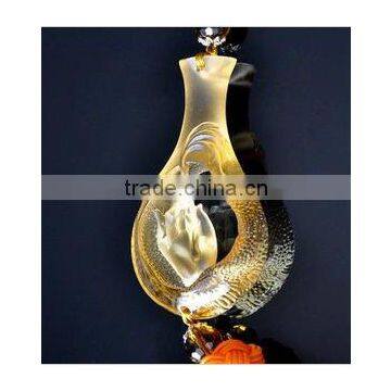 New design color glazed crystal pendant