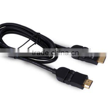 360 degree ABS shell HDMI Swival cable 1m