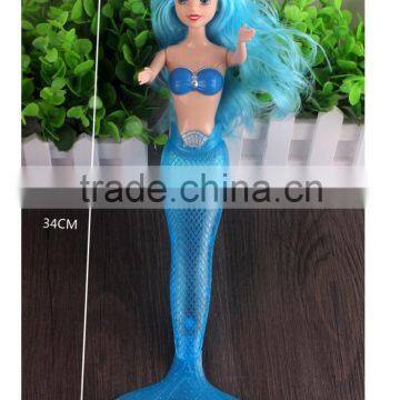 2016 Long Hair Big Eyes Dolls Plastic Fashion Princess Doll Mermaid Toys.baby dolls toys.nice dolls toys .