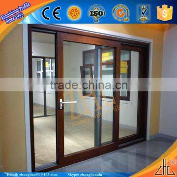 Hot new sliding door profile aluminium doors profiles, open cystal aluminium wardrobe door