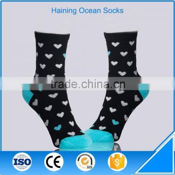 High quality thin black women mid ankle socks