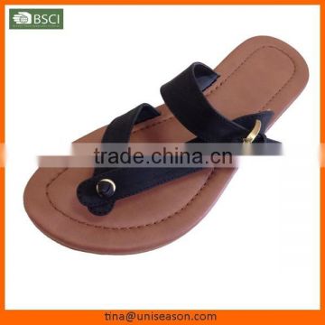 Latest design summer ladi flat sandal