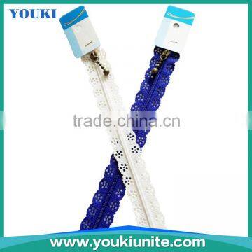 3# Nylon Zipper Close-end With Fancy Slider YKN-2004