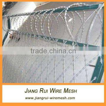 hot sale steel razor barbed wire factory