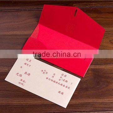 Pearl Fashion Hot Stamping Luxurious Wedding Invitation Card photo-3