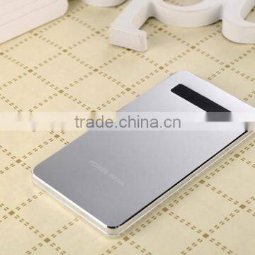 Super Thin Fashionable Credit Card Metal Litium Ion 4000mah Power Bank for IPhone, Samsung, IPad Charger photo-5