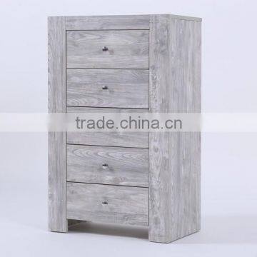 Retro Particle board wooden chest of drawers