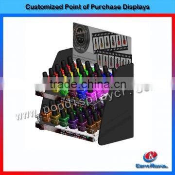 fashion 6 tiers clear acrylic nail polish wall rack