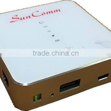 SC-4363-3GR 3G/2G Turn WLAN Access Internet and Power Bank 3G WiFi Router photo-3