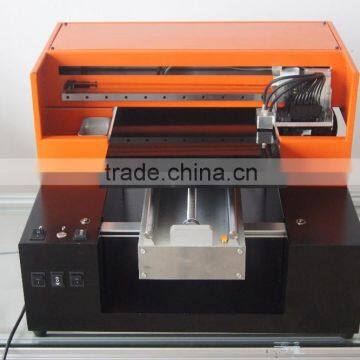High quality low priceeight colors LED Lamp Digital flatbed uv printer a3 For Phone Case and Golf Ball