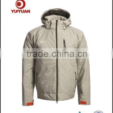 Custom nylon casual hiking ski jacket, waterproof/breathable ski jacket