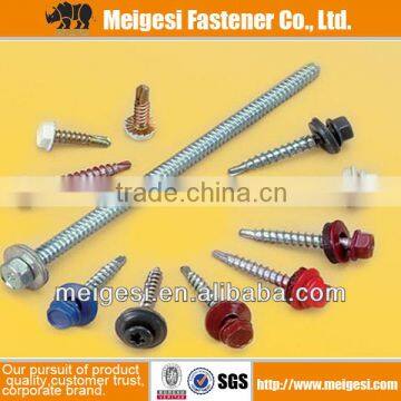 Roofing Screw with washer rubber painting