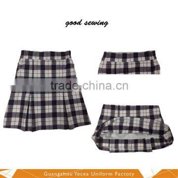 Customer-made school uniform skirts