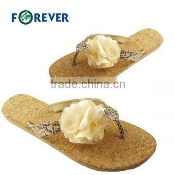 Summer Fashion Fibre Flowers Women Slipper