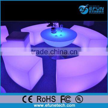 nightclub/bar/wedding/party remote control rgb led bar chair,light up round bar chair