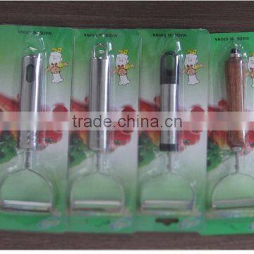 Free Shipping!wholesale Stainless Steel Vegetable&fruit Peeler With Wooden Handle P19 photo-5