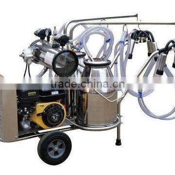 gasoline engine and electricity stainless steel milking machine