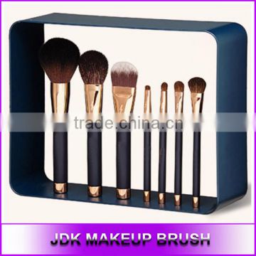 Latest products in market Magnet make up brushes Gold makeup brushes 2016 magnet stand makeup brush with stand frame new design