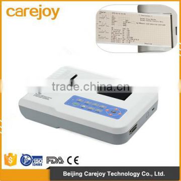 Color LCD 12-lead ECG 3-Channel portable ECG Machine