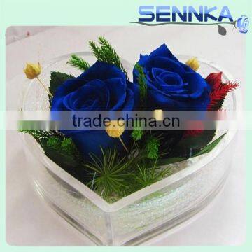 Fresh rose flower artificial flower gift box festival/birthday gift