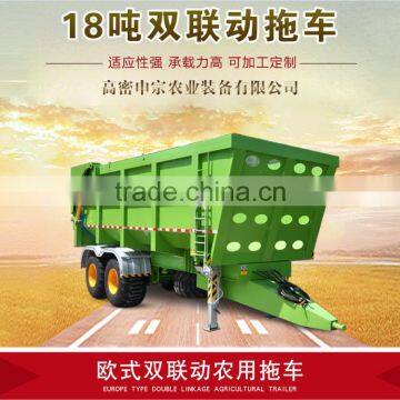 Heavy Duty 10T Tractor TippingTrailer