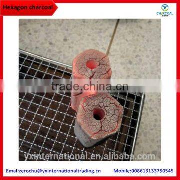 Bamboo shaving compressed bbq charcoal with size of 40*40*20mm