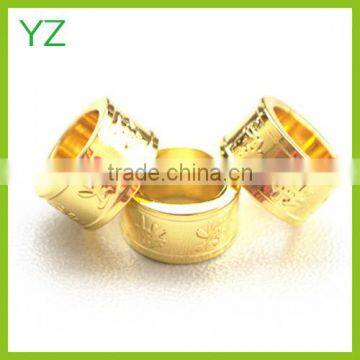 2015 Top Sale 8mm Golden - Plated Rings Tags For Birds Pigeon