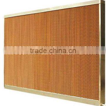 Evaporative Cooling Pad//Wet Curtain for Greenhouse and Poultry Farm with frame (brown colour)