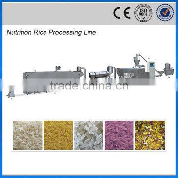 automatic fortified rice processing line artificial rice nutritional rice making machine