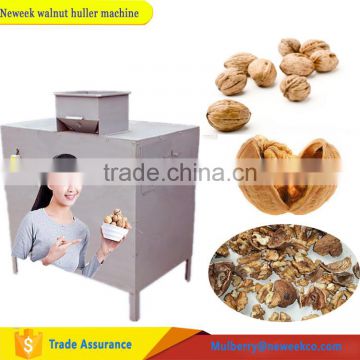 Neweek automatic 300-500kg/h nut husking walnut huller machine