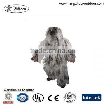 Snow camouflage clothing ghillie suit