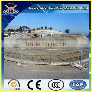 Specialized construction site temporary chain link fencing