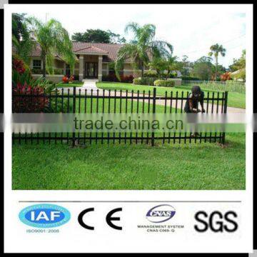 Wholesale  China CE&ISO9001 galvanized steel picket fence(pro manufacturer)