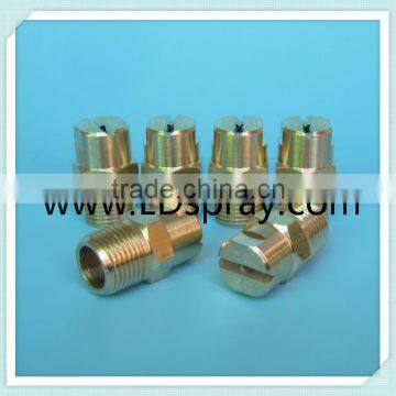 Common Metal Brass Flat Fan Spray Jet Water Nozzles photo-5