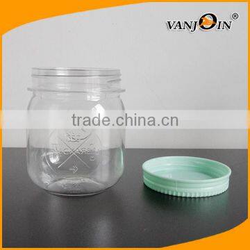 Food Grade Empty Plastic Jars 250ml / 550ml Disposable Plastic Food Containers photo-3