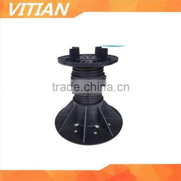 Outdoor raised floor support adjustable plastic paving pedestals